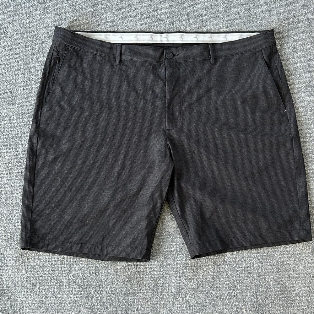 Tommy Bahama Shorts Mens 44 Gray Golf Chino Performance Tech Stretch 10 Inseam